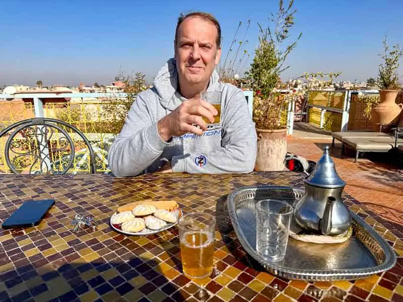 Olivier on Riad Terrace Marrakech