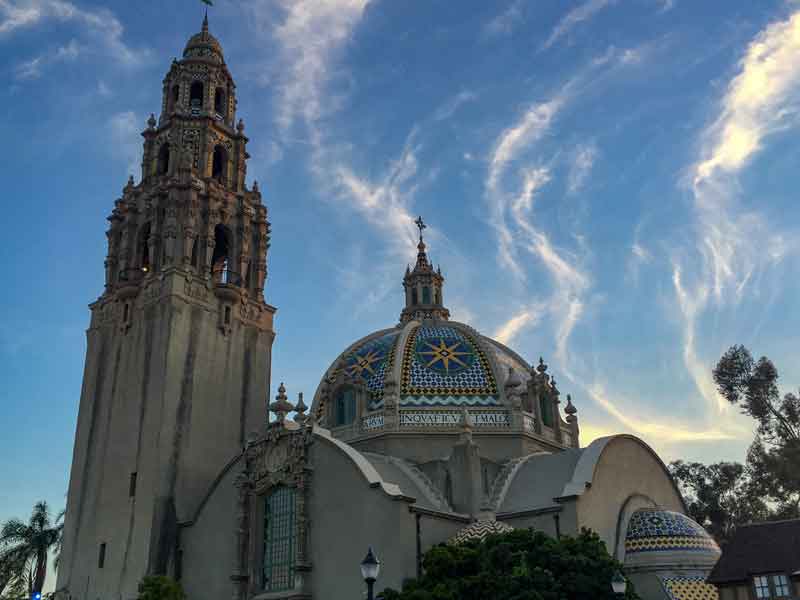 balboa park california tower