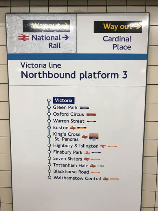 Tube Sign Platform