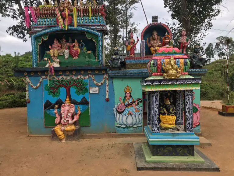 colorful Hindu temple